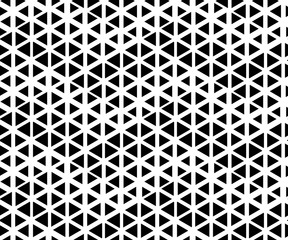 Abstract geometric pattern. Seamless vector background. White and black halftone. Graphic modern pattern. Simple lattice graphic design