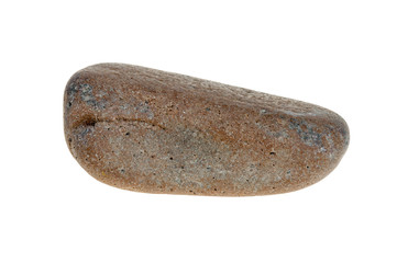 Single stone pebble isolated