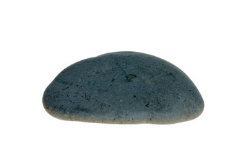 Single stone pebble isolated
