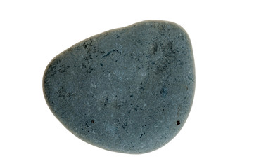 Single stone pebble isolated