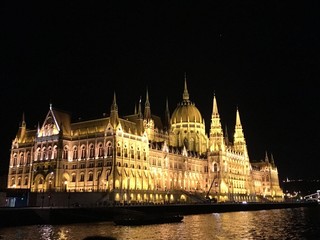 Fototapeta na wymiar Budapest parliament, Hungary architecture