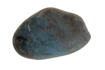 Single stone pebble isolated