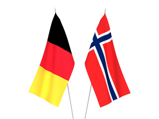 Belgium and Norway flags