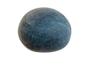 Single stone pebble isolated