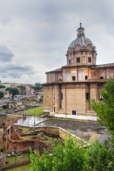 Obraz premium Church of Santi Luca e Martina. Rome. Italy