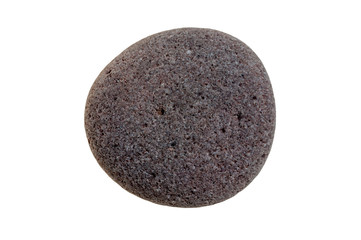 Fototapeta premium Single stone pebble isolated
