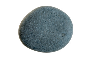 Single stone pebble isolated
