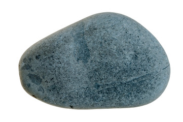 Single stone pebble isolated