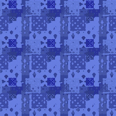 Seamless background pattern with colored varied squares.