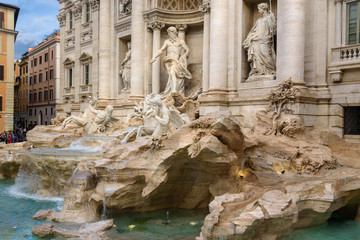 Fontana di Trevi or Trevi Fountain. Rome. Italy