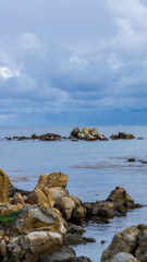 Fototapeta na wymiar 「松島」の海は透明度も抜群で、磯遊びに最適な場所です。