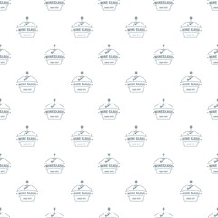 Wine glass pattern vector seamless repeat for any web design