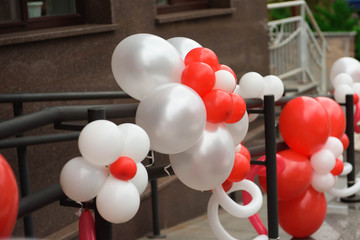 balloons as a banquet decoration