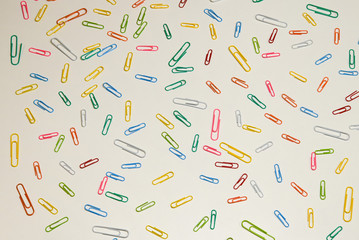 Paper clips background