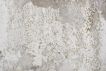 Texture Dirty Paintings peeling off on Wall                           