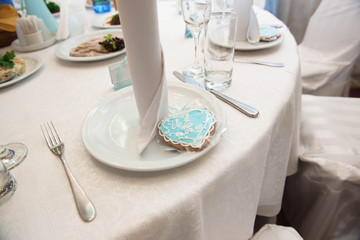 banquet in a restaurant