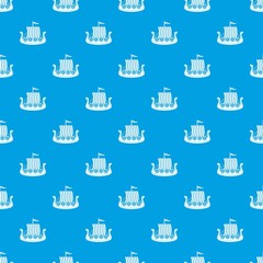 Sail pattern vector seamless blue repeat for any use