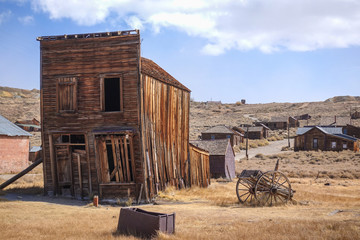 The ghost town of Bodie, an abandoned gold mining town in California, is a landmark visited by people from all of the world.