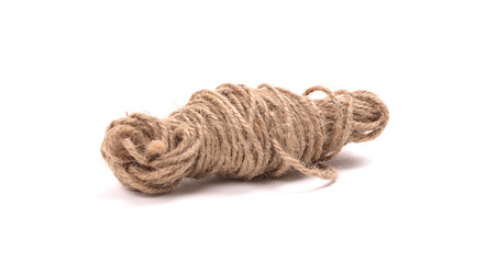 Old rope isolated