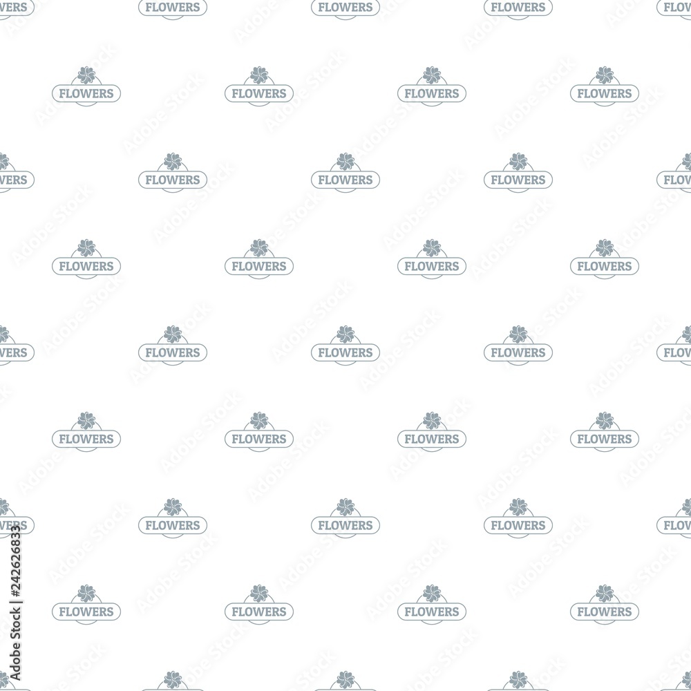 Poster flower farm pattern vector seamless repeat for any web design
