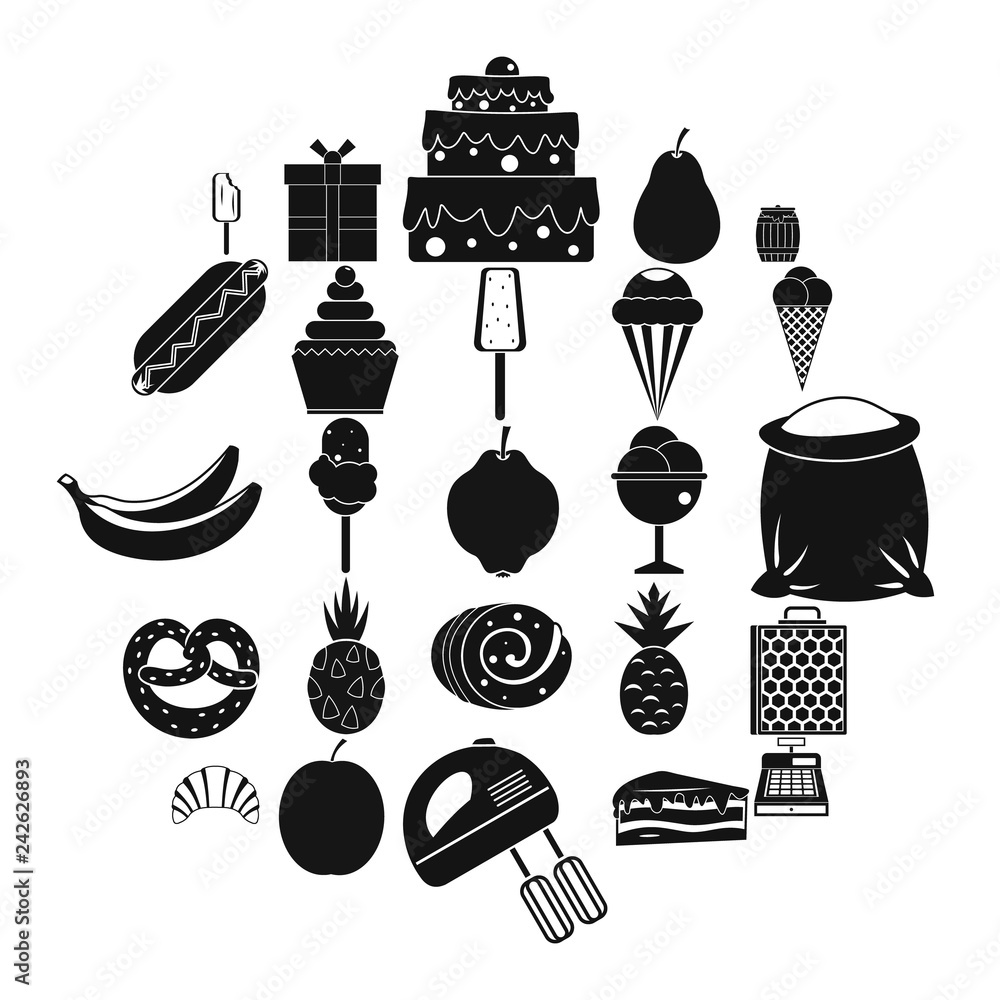 Poster tucker icons set. simple set of 25 tucker vector icons for web isolated on white background