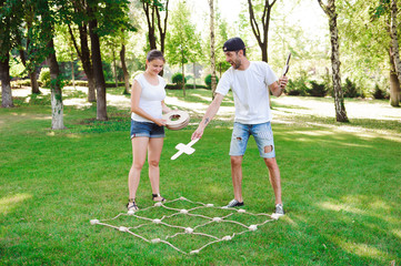 Outdoor games - Tic Tac Toe