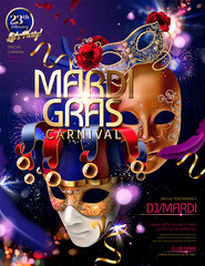 Mardi gras carnival design © JoyImage