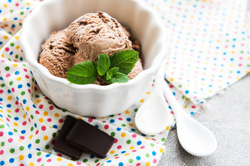 Chocolate ice cream