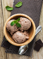 Chocolate ice cream