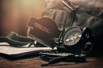 green military compass © NorGal