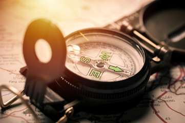 green military compass