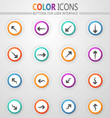 Arrows icons set