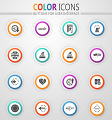 Brexit, icon set for web