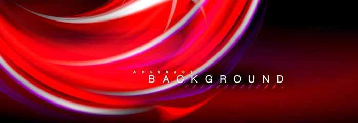 Blurred fluid colors background, abstract waves lines, mixing colours with light effects on light backdrop. Vector artistic illustration for presentation, app wallpaper, banner or posters