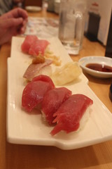 Sushi in Tokyo restaurant