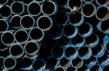 Blue water pipes