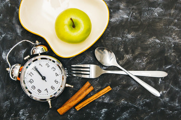 Classic metal alarm clock