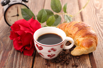coffee and croissant