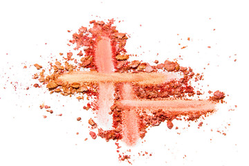 Eye shadow isolated on white