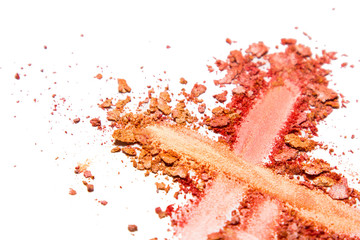 Eye shadow isolated on white