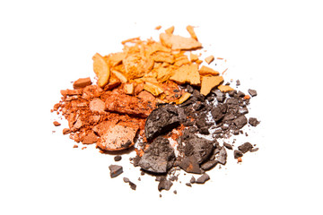 Eye shadow isolated on white