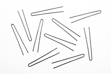 Pins invisible on a white background