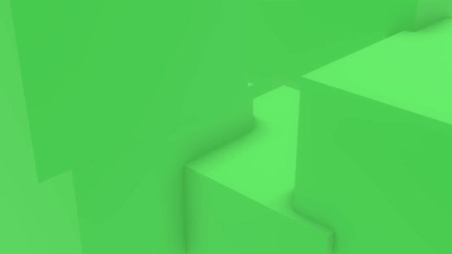 abstract green cubes background