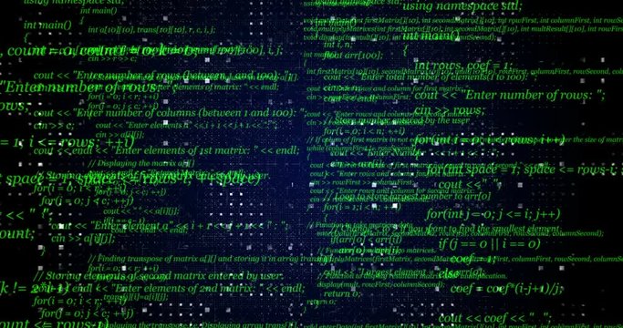 Abstract code for wallpaper design. .