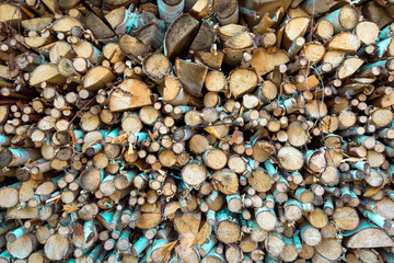 Abstract firewood texture