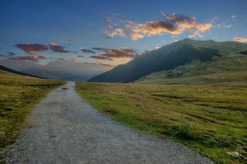 Mountains in Baqueira in Summer, Valle de Aran