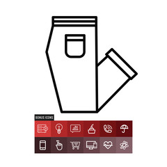 Trouser vector icon