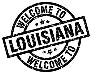 welcome to Louisiana black stamp