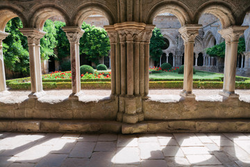 Cloister in an abbey in the south of France