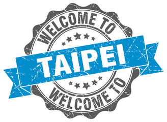 Taipei round ribbon seal